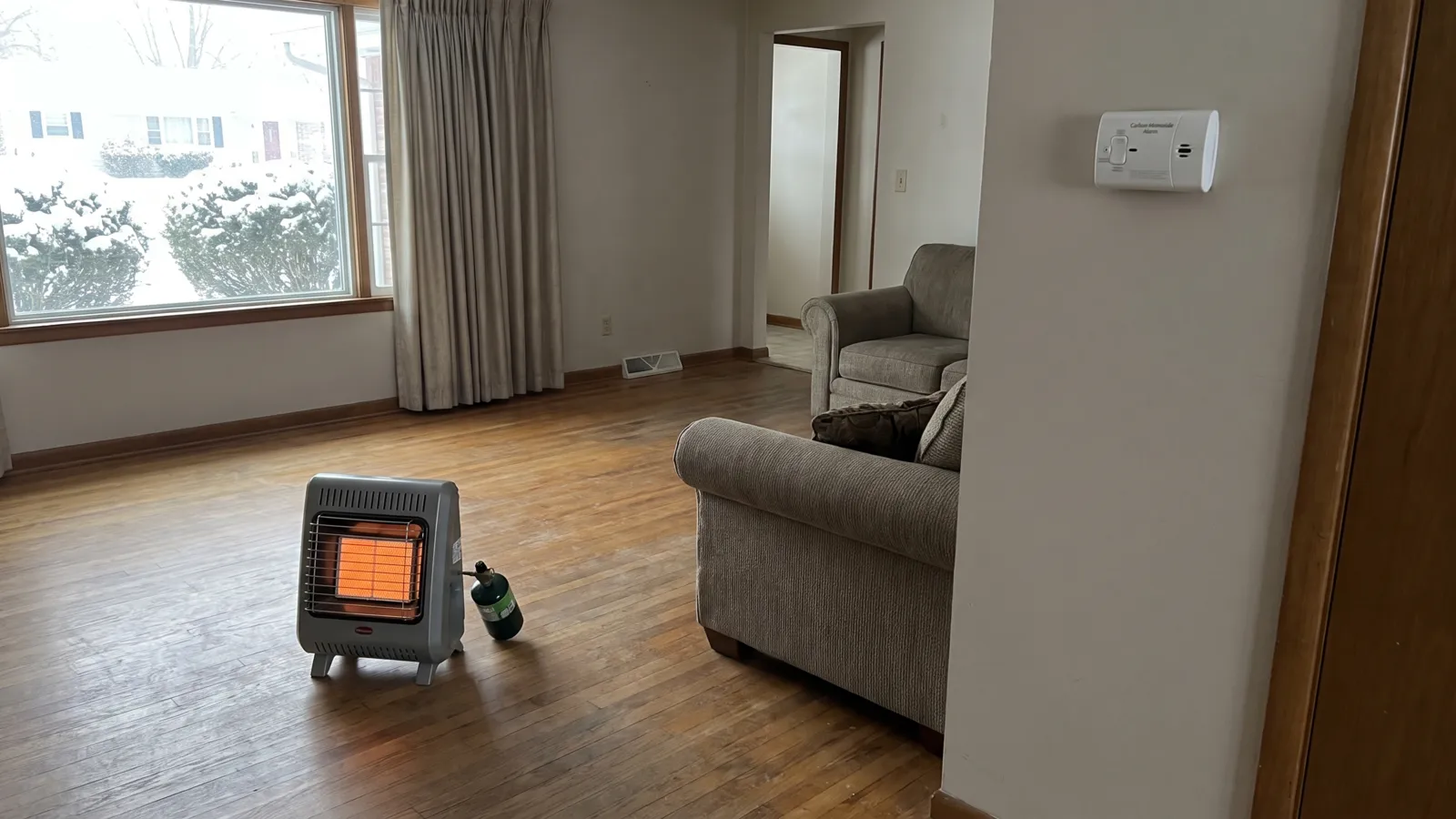 Propane and kerosene heaters compared for US households
