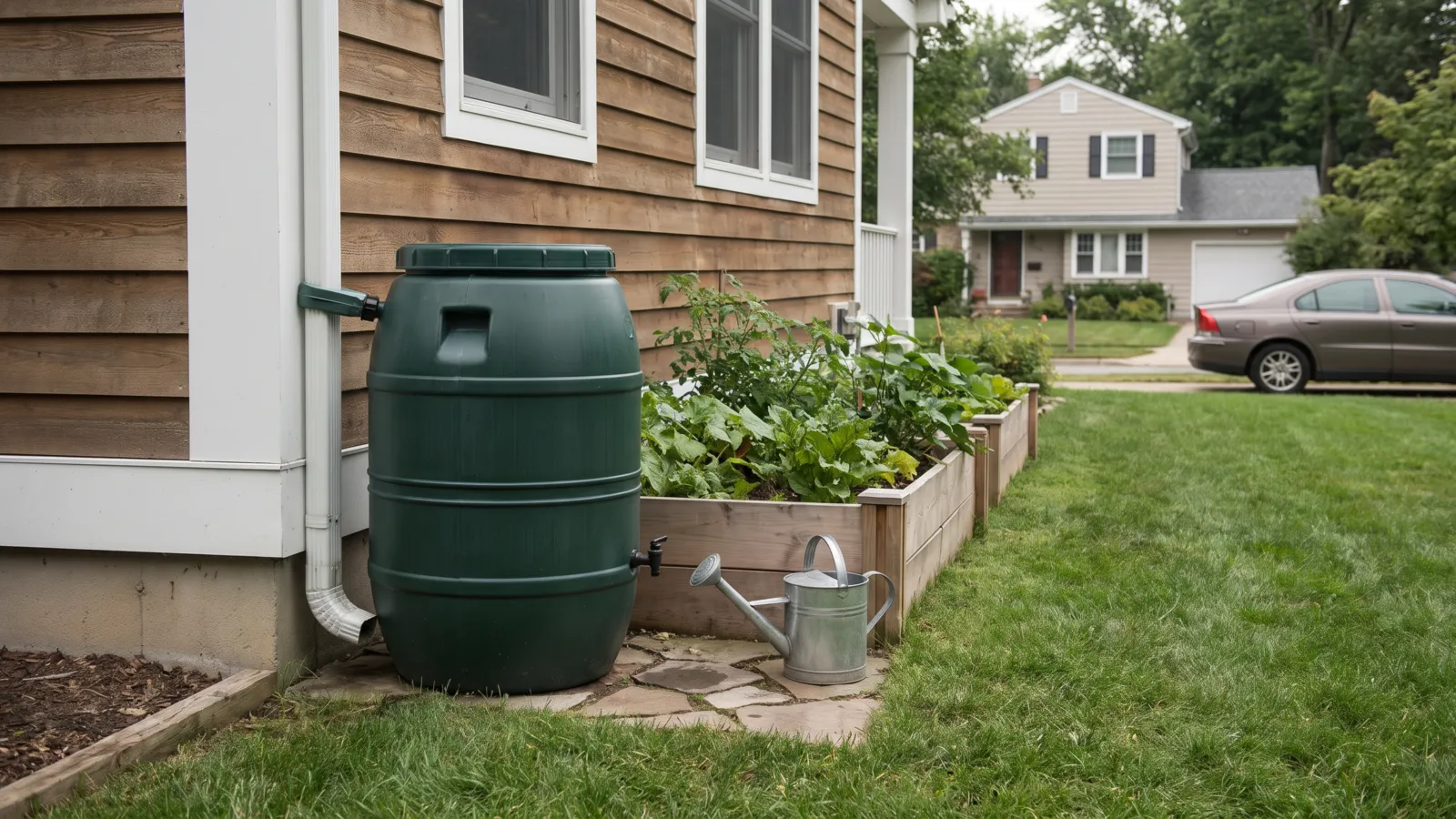 Rain barrels compared for US households